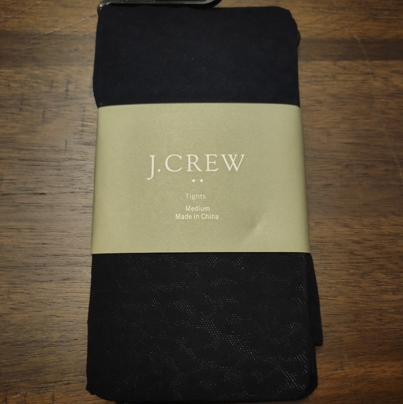 NWT J Crew Leopard Tights - Medium - Picture 2 of 6